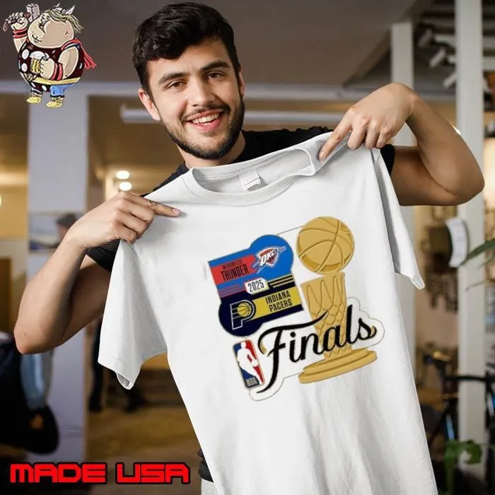 Indiana Pacers vs. Oklahoma City Thunder WinCraft 2025 NBA Finals Unisex