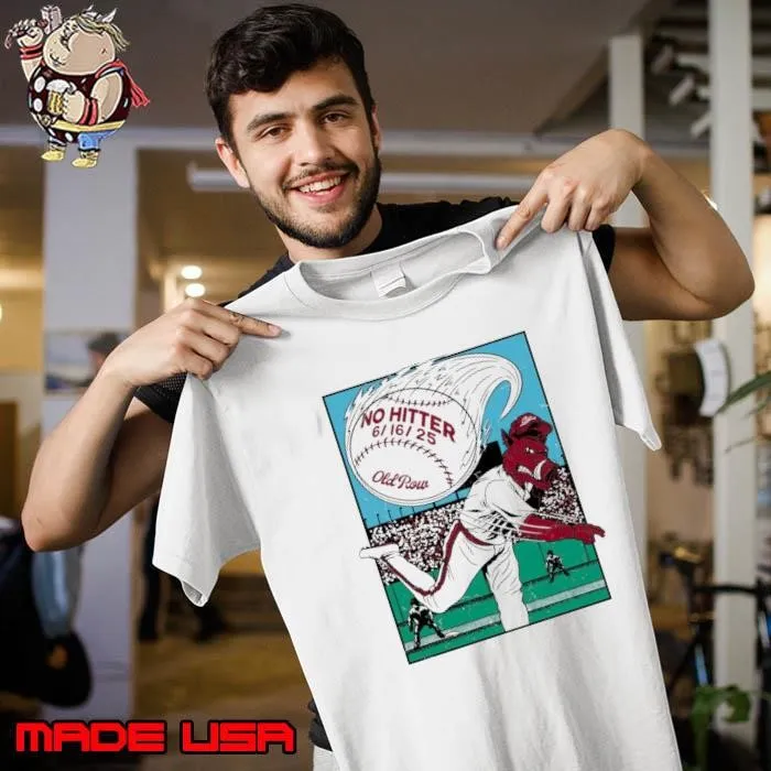 No Hitter June 15 2025 Arkansas Razorbacks Mascot Unisex