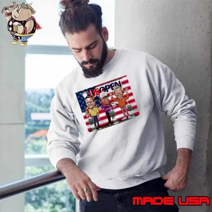US Open Champion The King The Merry Mex and The Golden Bear Usa Flag shirt