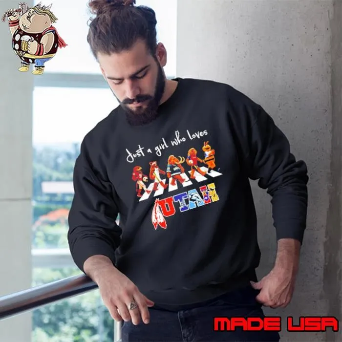 Utah Team Just a girl who loves Abbey road Sweatshirt