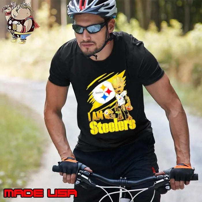 Groot I am Pittsburgh Steelers helmet Unisex