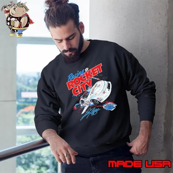 Landon Huffman racing to rocket city signature Sweatshirt