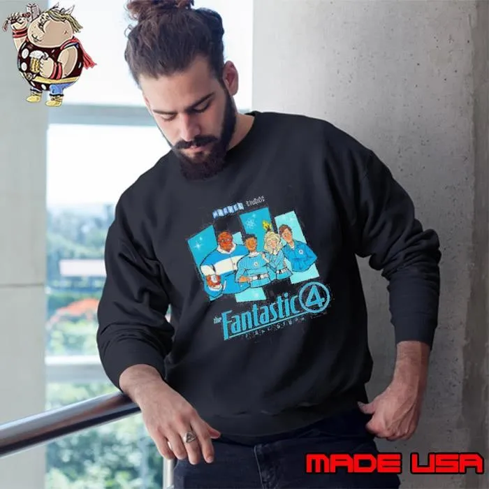 Marvel Studios Fantastic Four Superhero F4 First Steps Sweatshirt