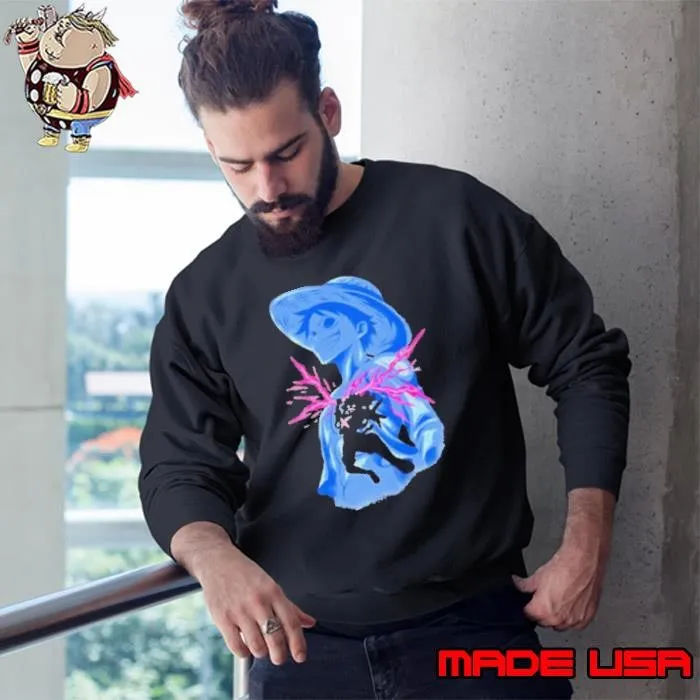 Monkey D. Luffy smiling god Sweatshirt