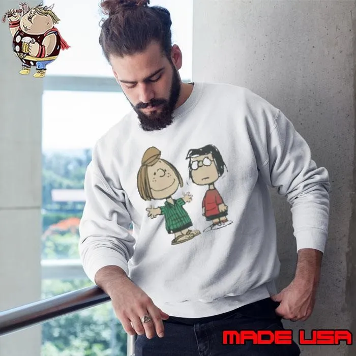 Peanuts Peppermint Patty And Marcie Character Sweatshirt