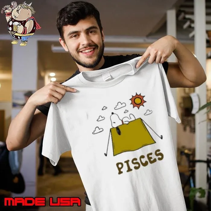 Snoopy Pisces Zodiac Unisex