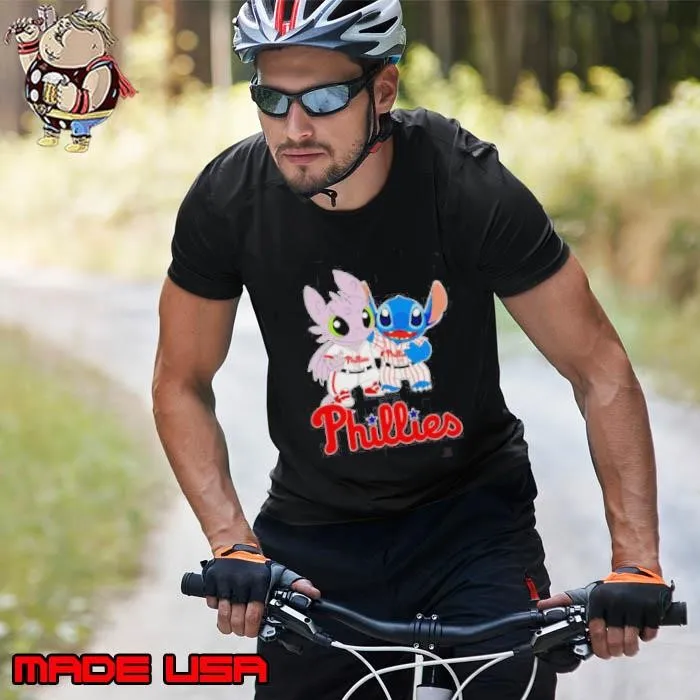 Toothless Night Fury And Stitch Philadelphia Phillies Unisex