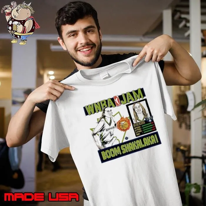 Wnba Jam Wings Paige Bueckers Dallas Wings Boom Shakalaka Unisex
