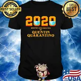 2020 written and directed by quentin quarantino mask covid-19 shirt