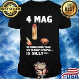 44 mag use using more than let to drop 3 people is silly shirt