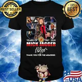59 years of 1961-2020 Mick Jagger signature thank you for the memories shirt