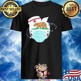 Apple Nurse California Flag Covid-19 shirt