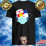 Apple Nurse Connecticut Flag Covid-19 shirt