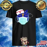 Apple Nurse Indiana Flag Covid-19 shirt
