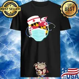Apple Nurse Maryland Flag Covid-19 shirt