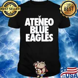 Ateneo blue eagles volleyball logo shirt