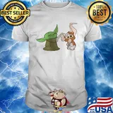 Baby Yoda and gizmo cute shirt