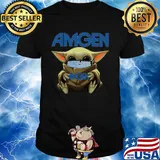 Baby Yoda hug Amgen Mask shirt