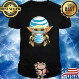 Baby Yoda hug AT&T mask shirt