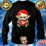 Baby Yoda hug Canada Post mask s Sweater