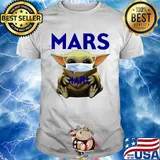 Baby yoda hug mars covid-19 2020 shirt