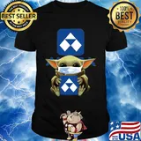 Baby Yoda mask hug Alca shirt