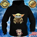 Baby Yoda mask hug CNA s Hoodie