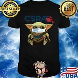 Baby Yoda mask hug CSRA shirt