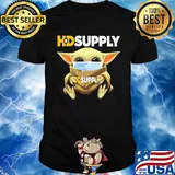 Baby Yoda mask hug HD Supply shirt