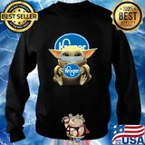 Baby Yoda mask hug Kroger s Sweater