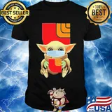 Baby Yoda mask hug Loblaws shirt
