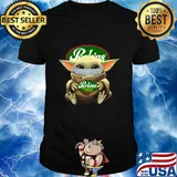 Baby Yoda mask hug Perkins Restaurant and Bakery shirt