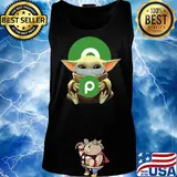 Baby Yoda mask hug Publix s Tank top