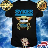 Baby Yoda mask hug Sykes shirt