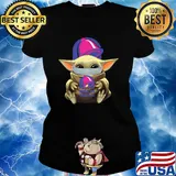 Baby Yoda mask hug Taco Bell s Ladies tee