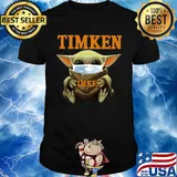 Baby Yoda mask hug Timken shirt