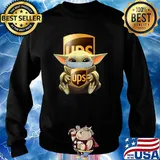 Baby Yoda mask hug UPS s Sweater