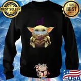 Baby Yoda mask hug Younque s Sweater