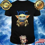 Baby Yoda mask hug YRC Freight shirt