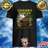 Baby Yoda Waffle House Survived Covid-19 2020 Tshirt