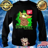 Baby yoda wear mask walgreens please remember stay 6 feet have a nice day s Sweater