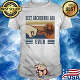 Best Dachshund dad ever vintage shirt