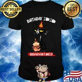 Birthday 2020 quarantined Cat Toilet paper shirt
