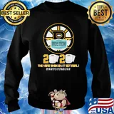 Boston bruins hockey 2020 the year when shit got real quarantined toilet paper mask covid-19 s Sweater