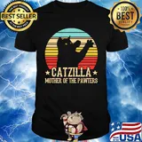 Catzilla mother of the pawters vintage shirt