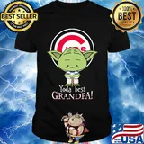 Chicago cubs baseball yoda best grandpa shirt