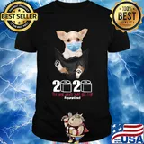 Chihuahua mask in pocket 2020 toilet paper the year when shit got real quarantined shirt