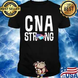 Cna strong american map mask covid-19 shirt