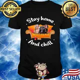 Dachshund stay home and chill shirt