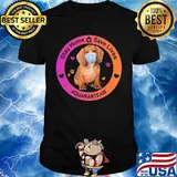 Dachshund stay home save lives quaranteam covid-19 shirt